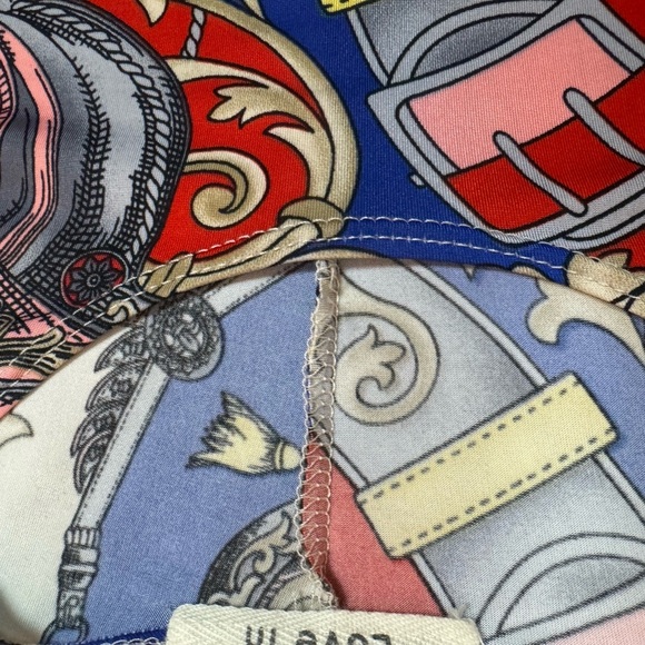 Love in Red and Blue High Low Dress one size. E82 - Picture 6 of 14